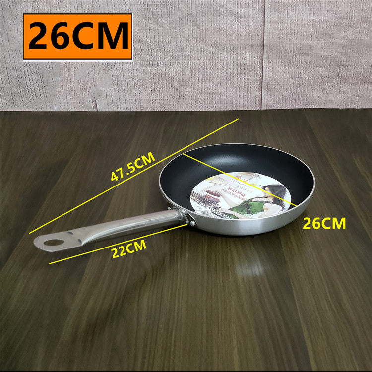 Professional Stainless Steel Frying Pan - Multiple Sizes