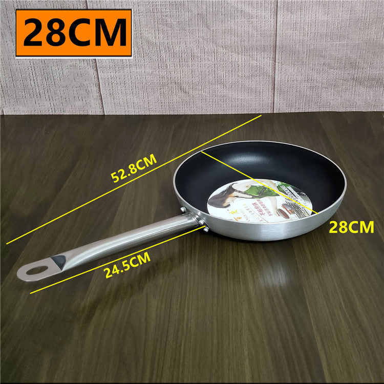 Professional Stainless Steel Frying Pan - Multiple Sizes