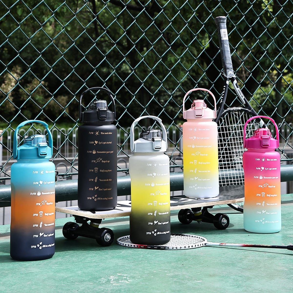 Stay On Track Water Bottle Set – 3 Piece