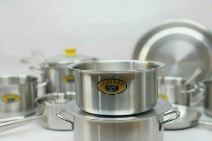  Aziz Pot stackable cooking pot set of 5 pieces