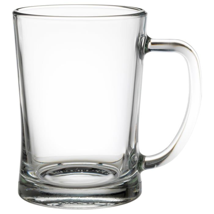 500ml Glass Mug (Box of 6)