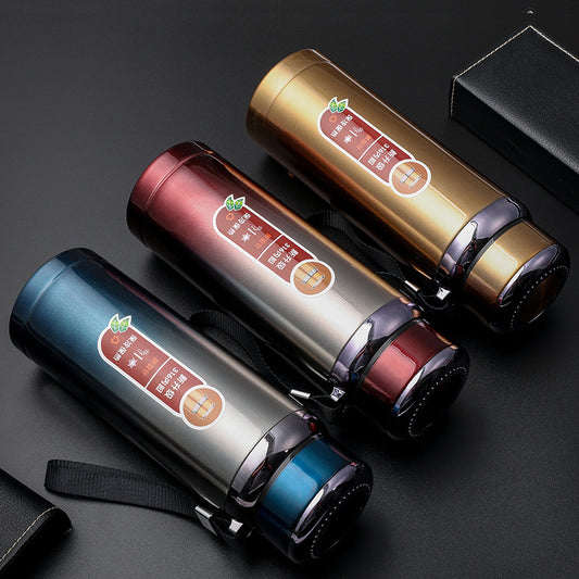 High Quality 800/1000ML Starry Sky Insulated Cup 316 Stainless Steel Sports Water Bottle Home High-end Vacuum Flasks Thermoses