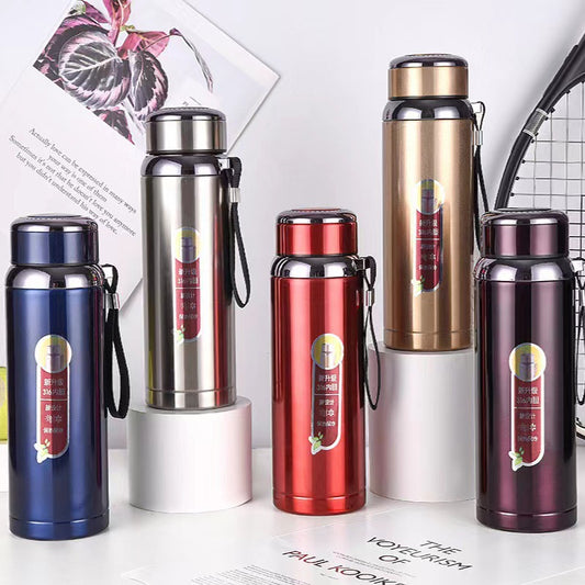 High Quality 800/1000ML Starry Sky Insulated Cup 316 Stainless Steel Sports Water Bottle Home High-end Vacuum Flasks Thermoses