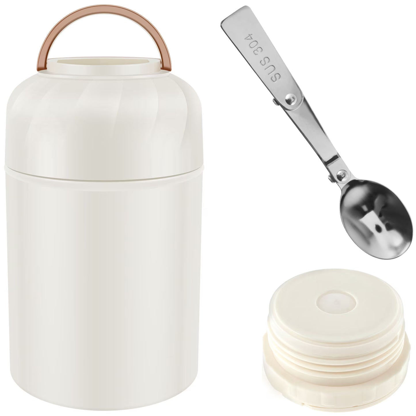 Insulated Stainless Steel Lunch Box Set with Carrying Bag