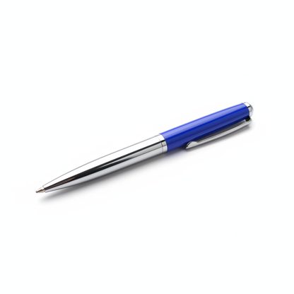 Blue Silver Pen