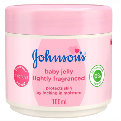Johnson's baby jelly container on a white background