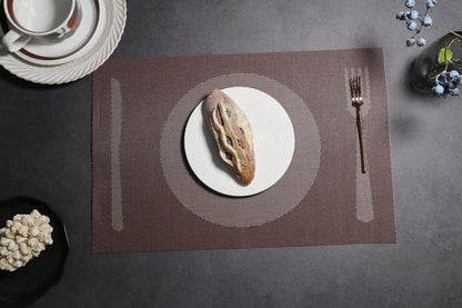 12-Piece PVC Placemat & Coaster Set
