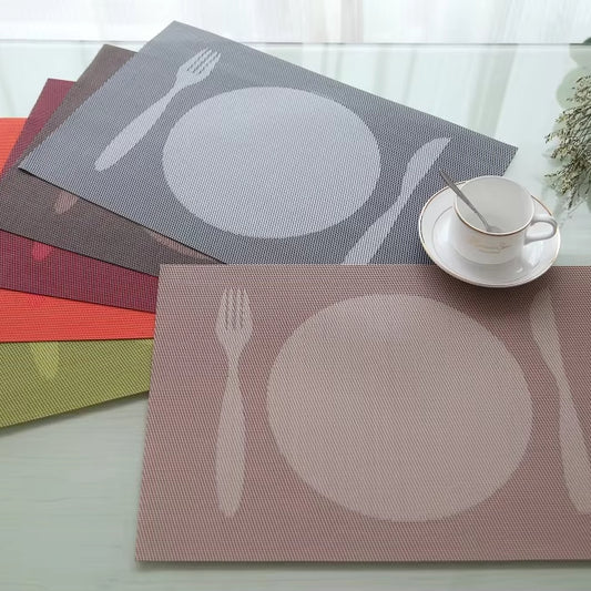 12-Piece PVC Placemat & Coaster Set