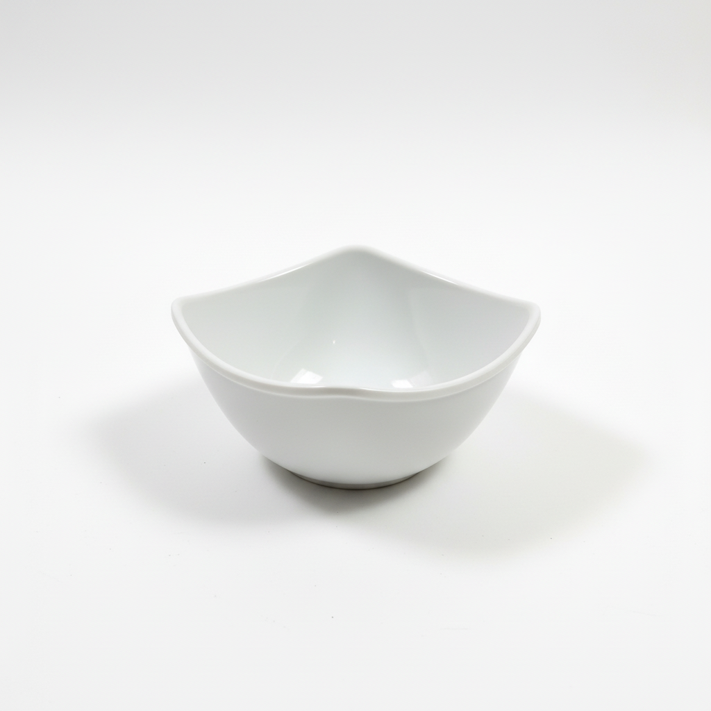 White Background Single Bowl