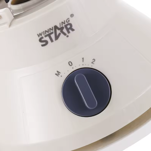 Winn Star electric kettle with a temperature control dial on a white background